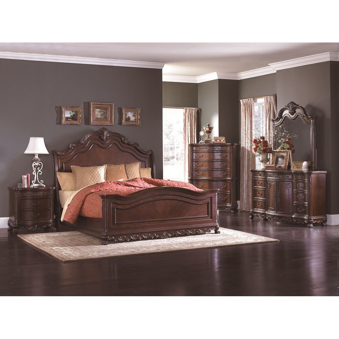 Homelegance king bedroom shop set